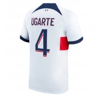 Echipament fotbal Paris Saint-Germain Manuel Ugarte #4 Tricou Deplasare 2023-24 maneca scurta